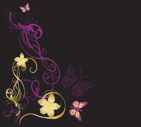 Illustration of a decorative backgroundのイラスト素材