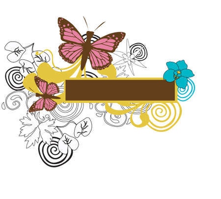 Illustration of a decorative frameのイラスト素材