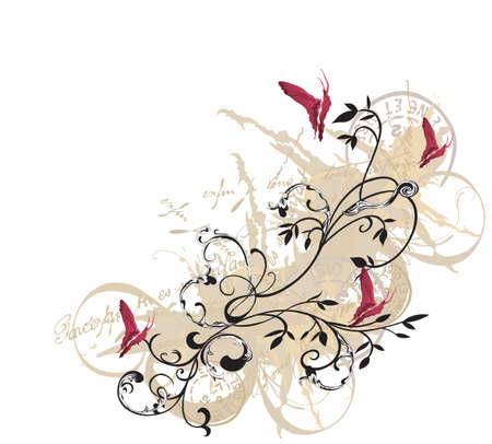 Illustration of a decorative backgroundのイラスト素材