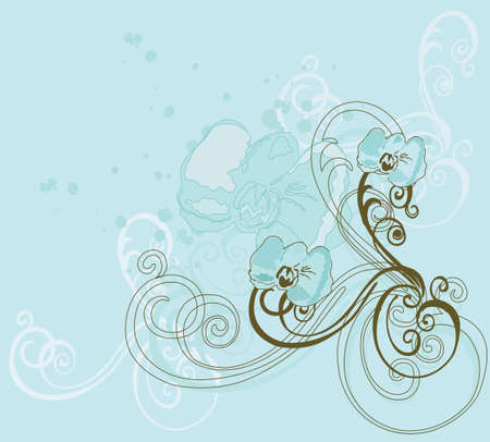 Illustration of a decorative backgroundのイラスト素材