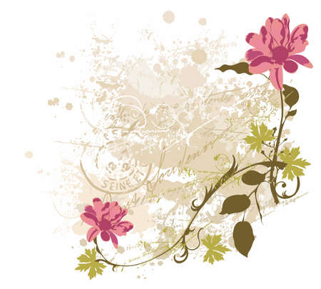 Illustration of a spring backgroundのイラスト素材
