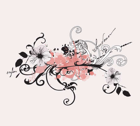 Illustration of a decorative backgroundのイラスト素材