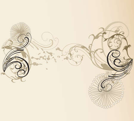 Illustration of a decorative backgroundのイラスト素材