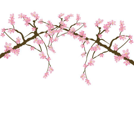 Illustration of a floral backgroundのイラスト素材