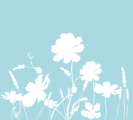 Illustration of a floral backgroundのイラスト素材