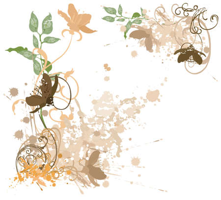 Illustration of a spring backgroundのイラスト素材