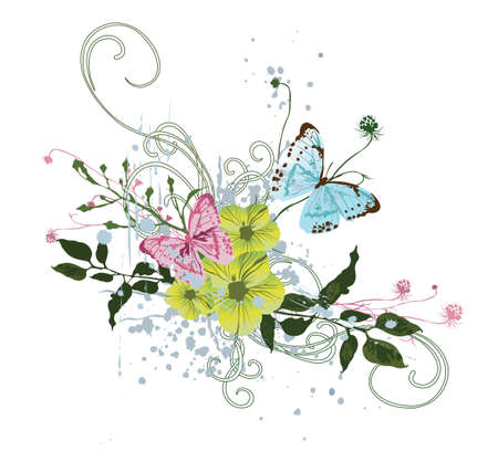 Illustration of a spring backgroundのイラスト素材