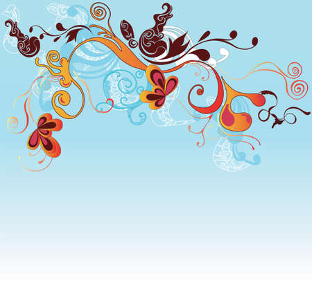 Illustration of a decorative backgroundのイラスト素材