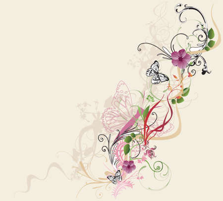 Illustration of a decorative backgroundのイラスト素材