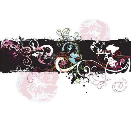 Illustration of a decorative backgroundのイラスト素材