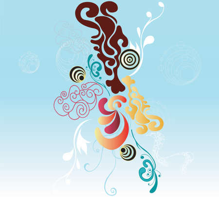 Illustration of a decorative backgroundのイラスト素材