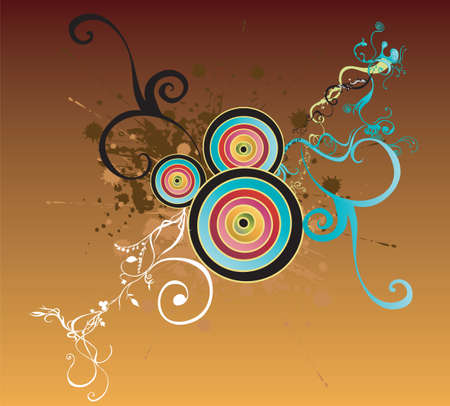 Illustration of an abstract backgroundのイラスト素材