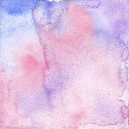 Watercolor pink purple backgroundの写真素材