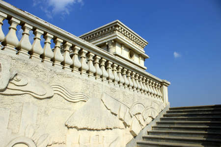 Building under the blue skyのeditorial素材