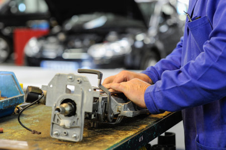 various activities around automotive tradesの写真素材