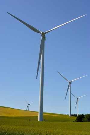 view on a wind turbineの写真素材