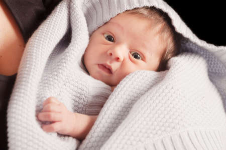 The beauty of motherhood, mother and cute babyの写真素材