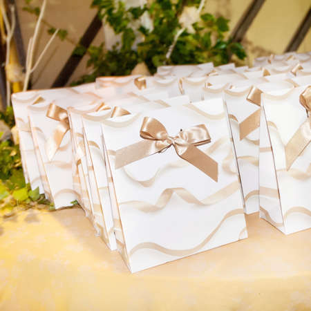 beautiful wedding favor for guestの写真素材
