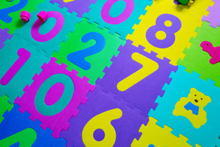 colorful toys for babyの写真素材