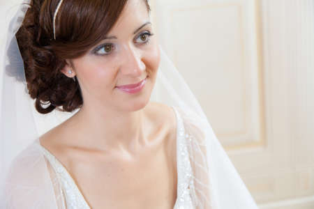 portrait beautiful brideの写真素材