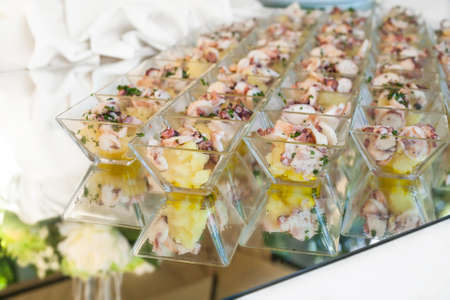 variety Appetizers and finger food
