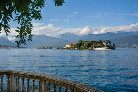 Lake Maggiore, Stresa, Italyの写真素材