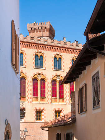 The Castle Falletti of Barolo town, Piedmont, Italy