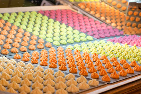 coconut biscuitsの写真素材