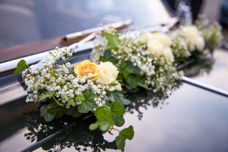 old wedding carの写真素材