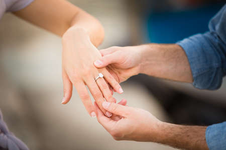 diamond engagement ring;