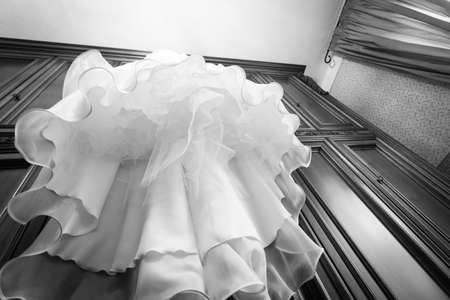 wedding dress detailの写真素材