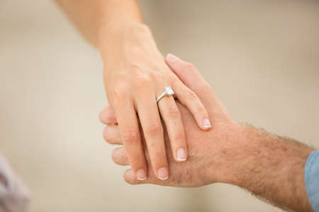 diamond engagement ring;の写真素材