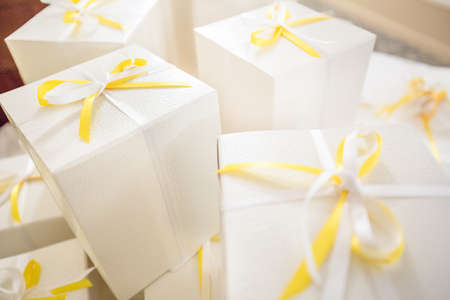 Wedding gifts for guestの写真素材