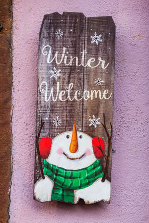 Colorful decorations on the Christmas market in Alsaceの写真素材