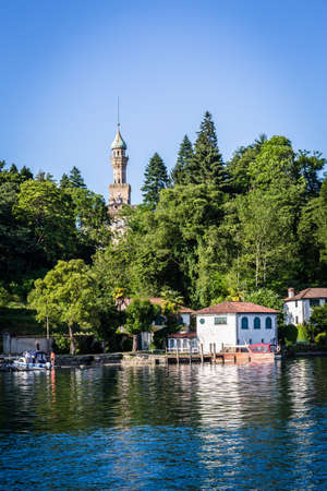 Exclusive Hotel Villa Crespi on Lake Orta, Piedmont Italyのeditorial素材