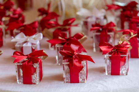 wedding gifts for wedding guestの写真素材