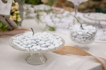 white candy for a weddingの写真素材