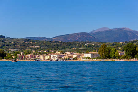 Bardolino town, Garda Lake, Italyの写真素材
