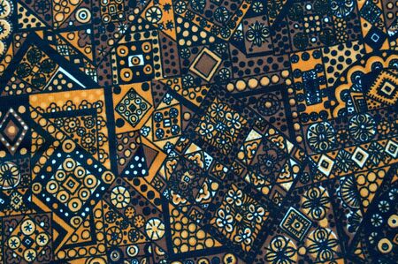 Piece of cloth with abstract  vintage printの写真素材