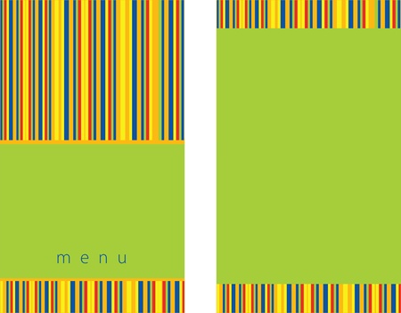 template for menu, card or invitationのイラスト素材