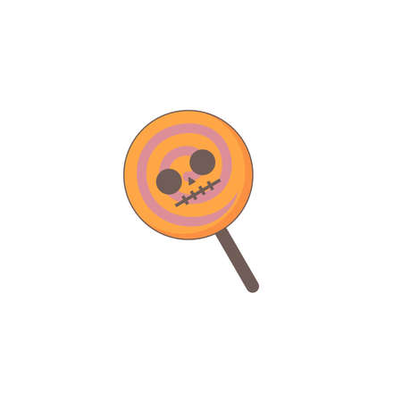 Halloween holiday  icon, Lollipop iconのイラスト素材