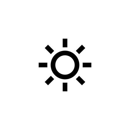 Sun icon. Weather signのイラスト素材