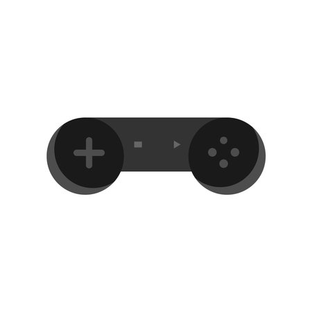 Joystick flat icon. Game equipment symbol. Console sign Logo design element.のイラスト素材
