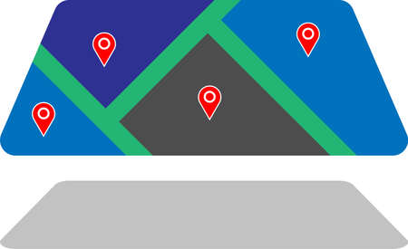 map icon. Travel banner symbol. logo design elementのイラスト素材