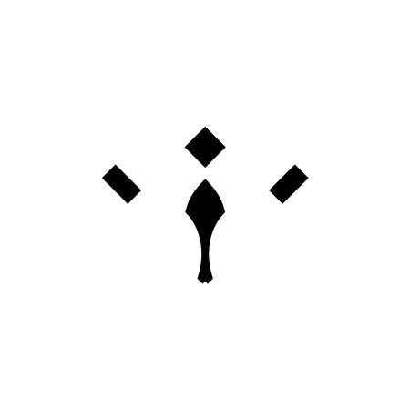 Angel investor icon. Simple style angel investment event poster background symbol. Investment company  design element. t-shirt printing. Vector for sticker.のイラスト素材