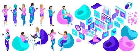 Isometry is a set of characters, people are teenagers, they can entertain themselves, communicate...