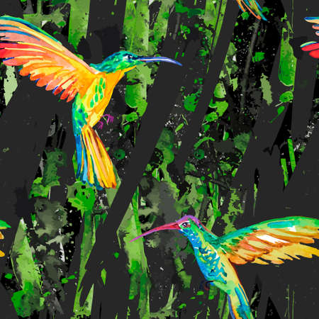 Fashionable and quality pattern. Watercolor handmade painting.のイラスト素材