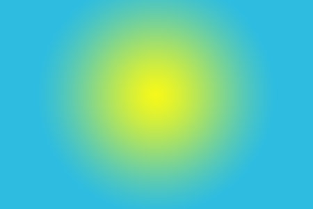 Bright saturated gradient of blue and yellow colors. A great desktop screensaverの写真素材