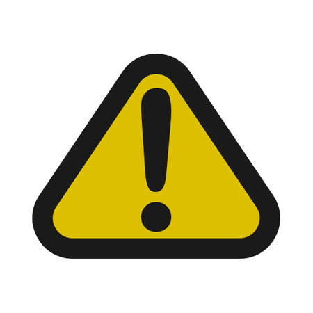 Warning sign vectorのイラスト素材