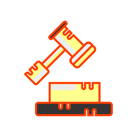 Decree icon vector isolated on white background for your web and mobile app design, Decree logo conceptのイラスト素材